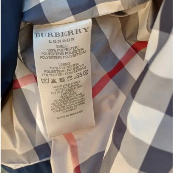 Navy Burberry jacket - Picture 3 of 9